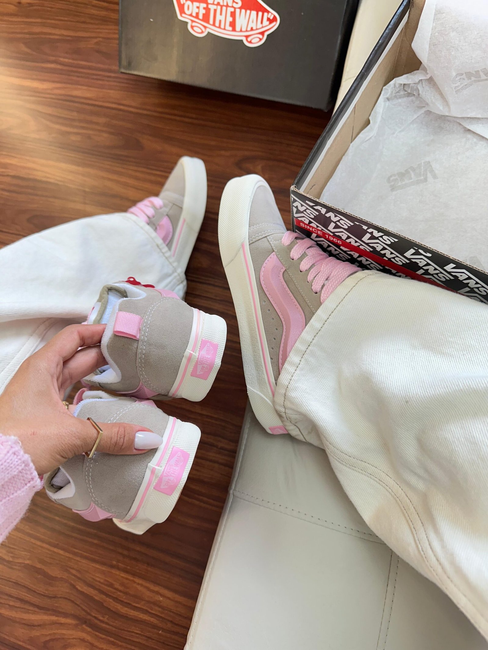 TÊNIS VANS KNU pastel rose - Imagem 4