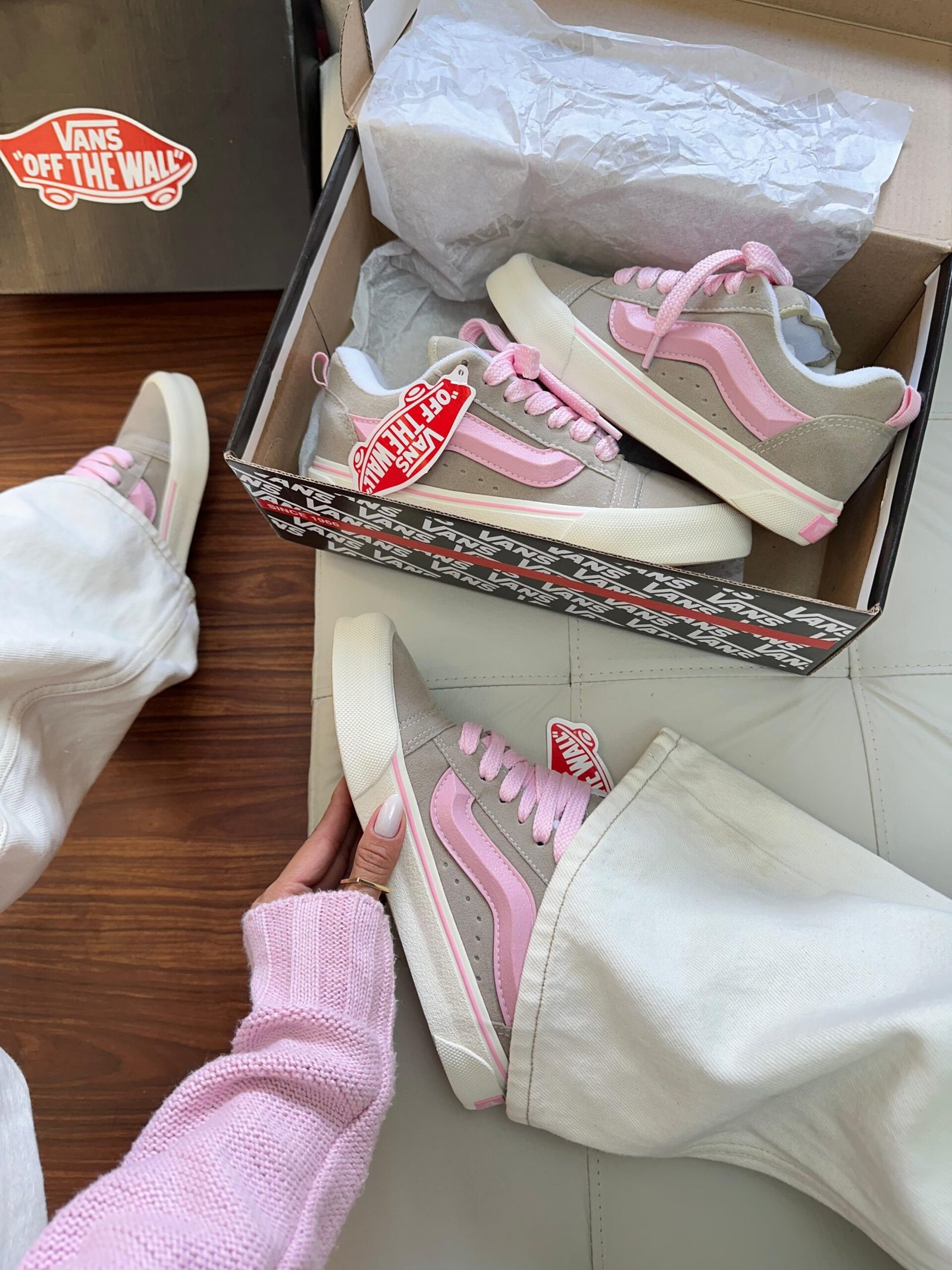 TÊNIS VANS KNU pastel rose - Imagem 5