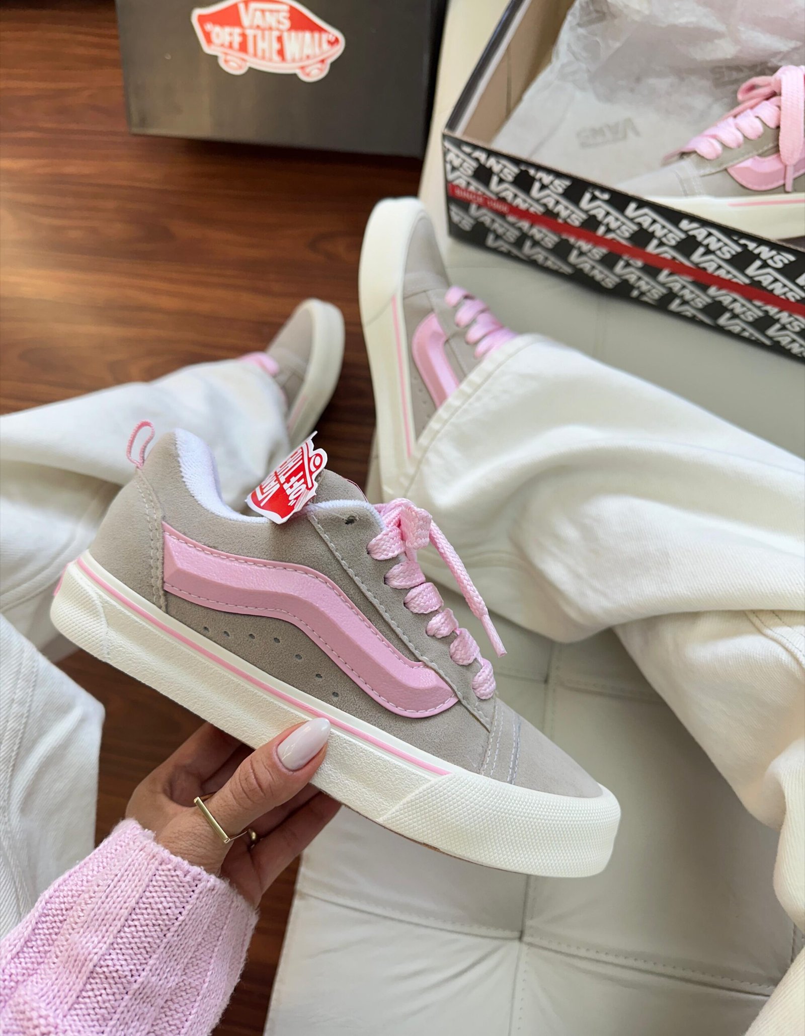 TÊNIS VANS KNU pastel rose - Imagem 6
